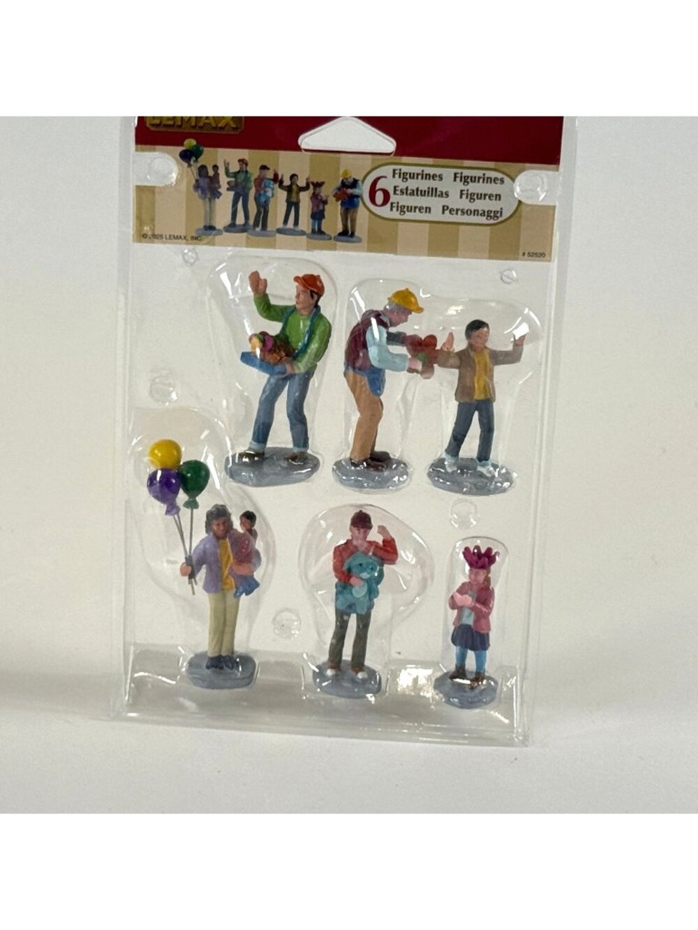 Lemax Fun at The Carnival Set of 6 Figurines 52520 Resin Display Figures